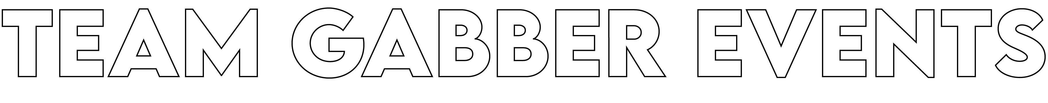 Team Gabber Events